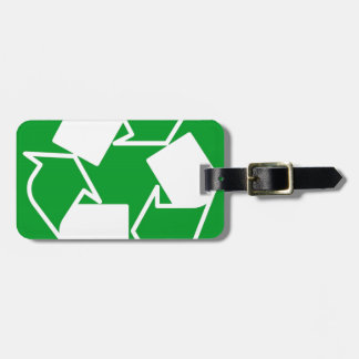 grün werden reduzieren recyceln gepäckanhänger