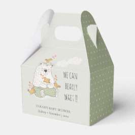 Grün wir können frühzeitig auf Birds Baby Dusche w Geschenkschachtel