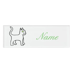 Grünaugenkatze Thunder_Cove Namenschild