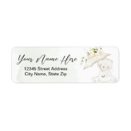 Grünbärenweibchen Neutral Floral Baby Dusche