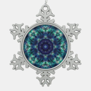 Grünblaue Ornamente