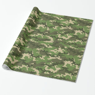 Grünbuch 2 Camouflage - Umpackpapier für Camoufl Geschenkpapier