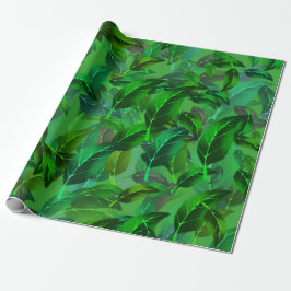 Grünbuch-Blätter Geschenkpapier