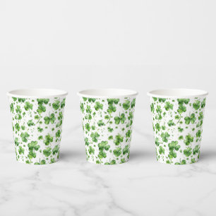 Grünbuch KleeblattParty Cups St Patricks Day Pappbecher