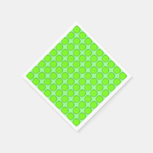 Grünbuch Napkins - Grüne Punkte zum grünen Hinterg Serviette