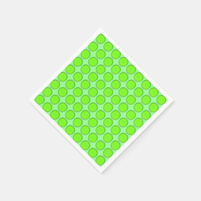 Grünbuch Napkins - Grüne Punkte zum grünen Hinterg Serviette (Ecke)