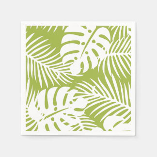 Grünbuch und Weißpalmenpapier Napkin Serviette