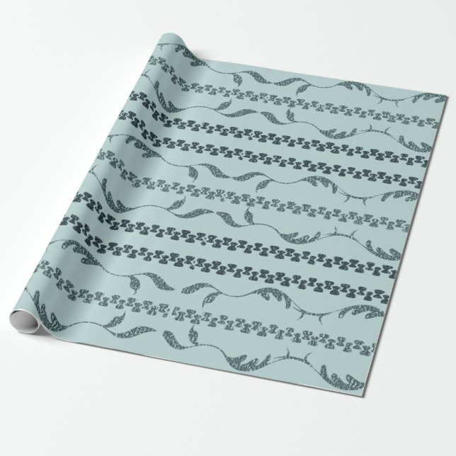 Grünbuch zum Meeresumweltmuster Geschenkpapier (Ungerollt)