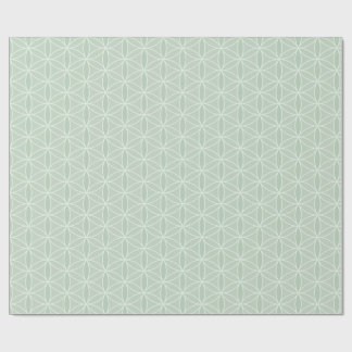Grünbuch zur Blume des lebenslangen Umgehens Geschenkpapier