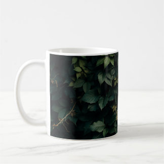 GRÜNBUCHSTABEN PFLANZE KAFFEETASSE