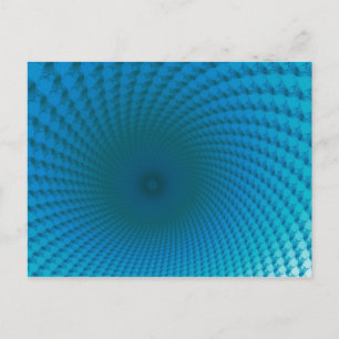 Grund des tiefblauen Meeres Postkarte