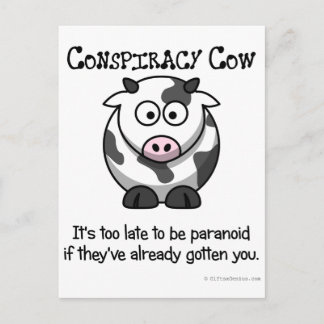 Grund für Paranoid Postkarte