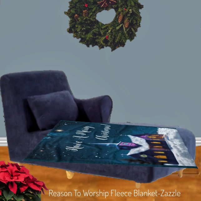 Grund zur Anbetung Fleecedecke (Von Creator hochgeladen)