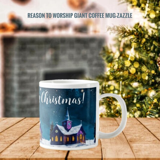 Grund zur Anbetung Jumbo-Tasse (Von Creator hochgeladen)