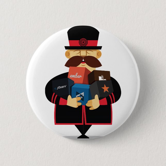 Grundbesitzerknopf Button (Vorderseite)