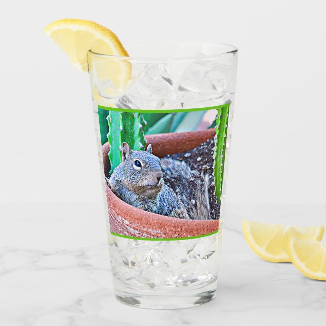 Grundeichhörnchen-Glasgetränk-Trommel Glas (Vorderseite Ice)