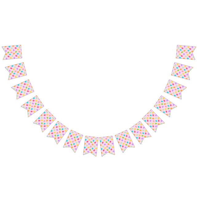 Grundeier rosa wimpelkette (Alle)