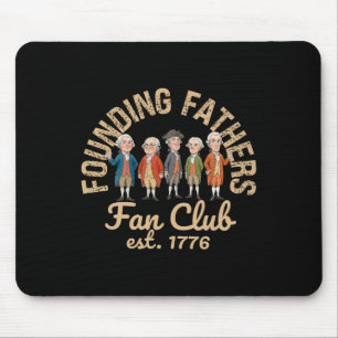 Gründerväter Fanclub Lustiger Geschichtslehrer _1 Mousepad