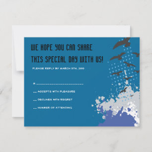 GRUNDGE TREE AVEC BIRDS Bar Bat mitzvah Carte de r