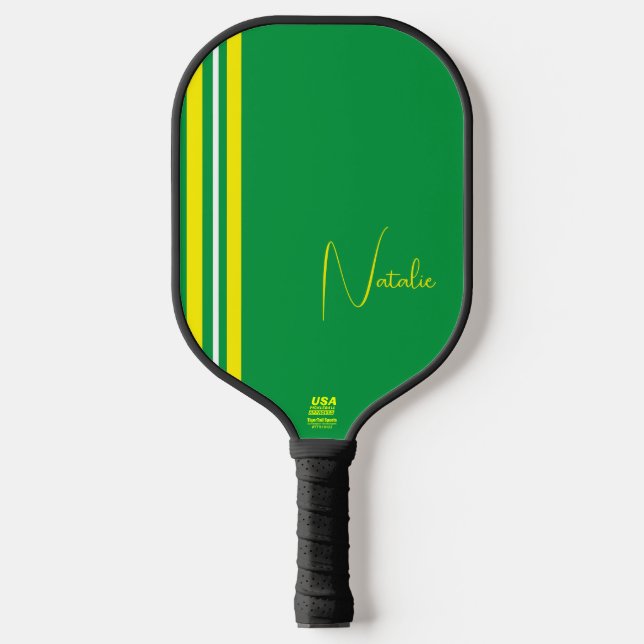 Grundgeometrische Formen Pickleball Schläger (Vorderseite)