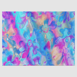 Grundgy-bemalt-Florals-4- Fußbodenmatte Seidenpapier