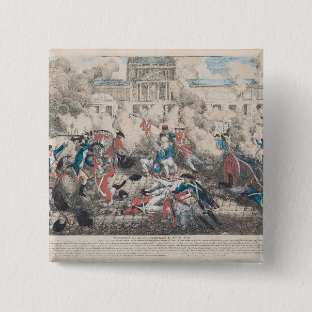 Grundlage der Republik, am 10. August 1792 Button (Vorderseite)