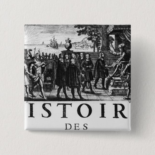 Grundlage durch Louis XIV, König von Frankreich Button (Vorderseite)