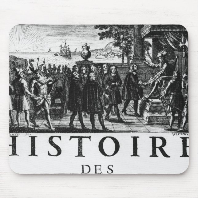 Grundlage durch Louis XIV, König von Frankreich Mousepad (Vorne)