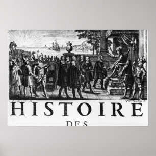 Grundlage durch Louis XIV, König von Frankreich Poster