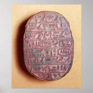Grundlage für ein Ehekarab von Amenhotep III Poster