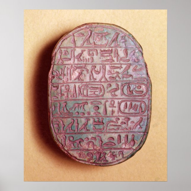 Grundlage für ein Ehekarab von Amenhotep III Poster (Vorne)