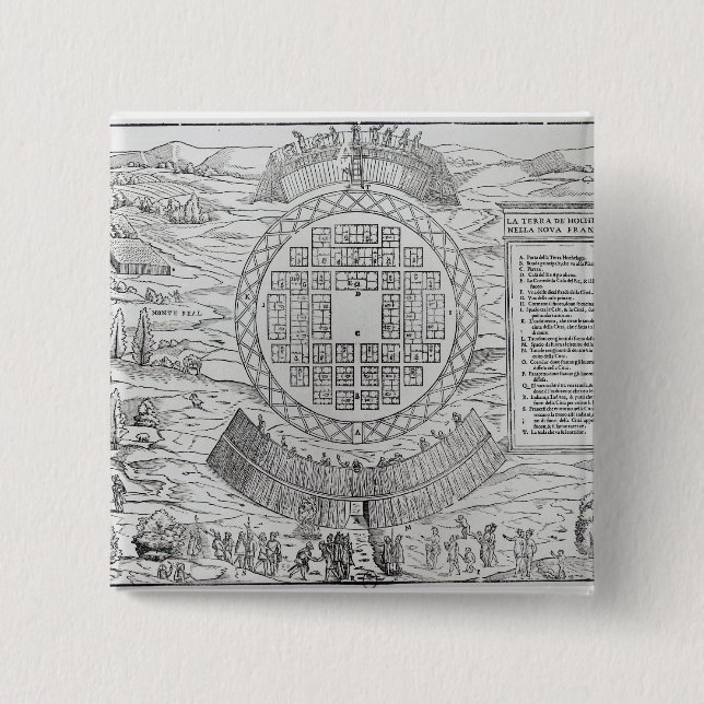 Grundlage von Hochelaga Button (Vorderseite)