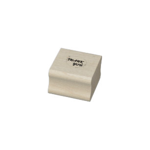Grundlagen Danke, Karten Gummistempel