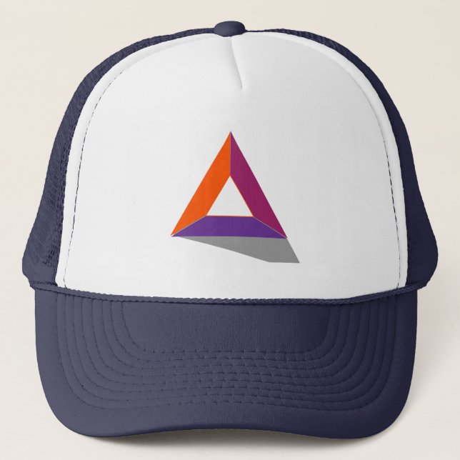 Grundlegende Aufmerksamkeit ScheinCryptocurrency Truckerkappe (Vorderseite)