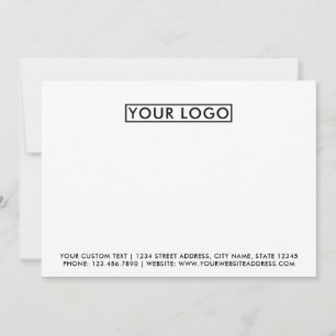 Grundlegende Branding für Logos in Ihrem Unternehm Mitteilungskarte