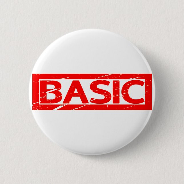 Grundlegende Briefmarke Button (Vorderseite)
