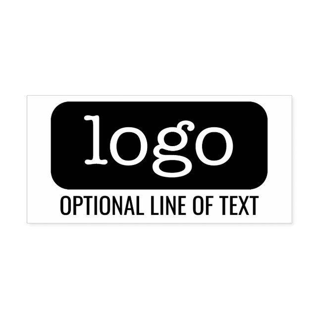 Grundlegende Büro- oder Geschäftsanschrift mit Log Permastempel (Design)