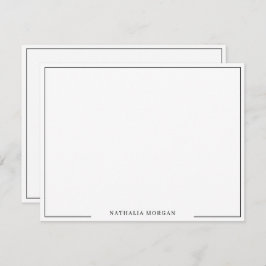 Grundlegende, einfache Border Stationierung Mitteilungskarte