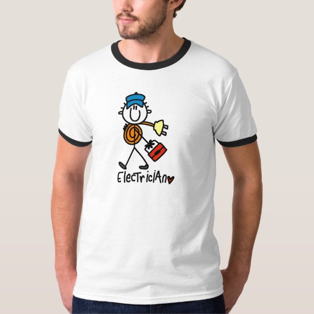 Grundlegende Elektriker-T-Shirts und Geschenke T-Shirt (Vorderseite)