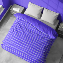 Grundlegende Fliesen Blue Violet Duvet Cover