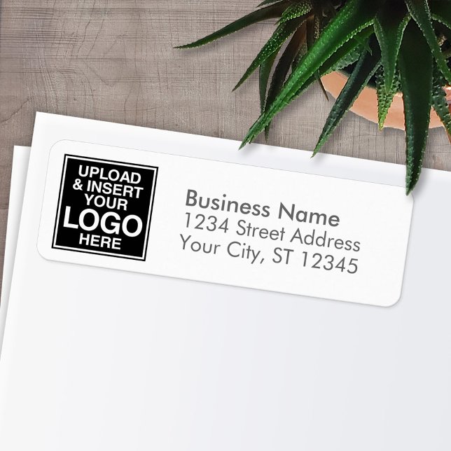 Grundlegende Geschäftsplanung für Logos (Personalized Return Address Labels - Fun, modern fonts and logo)