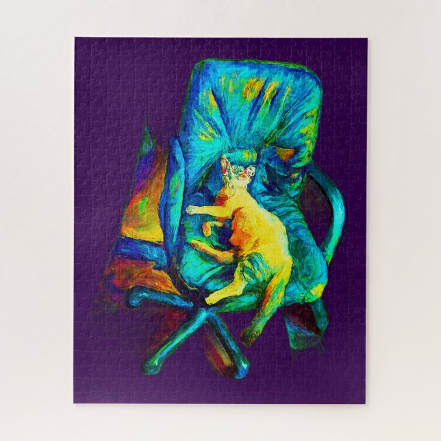 GRUNDLEGENDE KUNST EINER KATZFARBE (Vertikal)