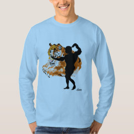 Grundlegende Langarm-T-Shirt : Tiger im Inneren T-Shirt