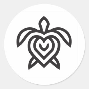 Grundlegende Logoaufkleber Runder Aufkleber