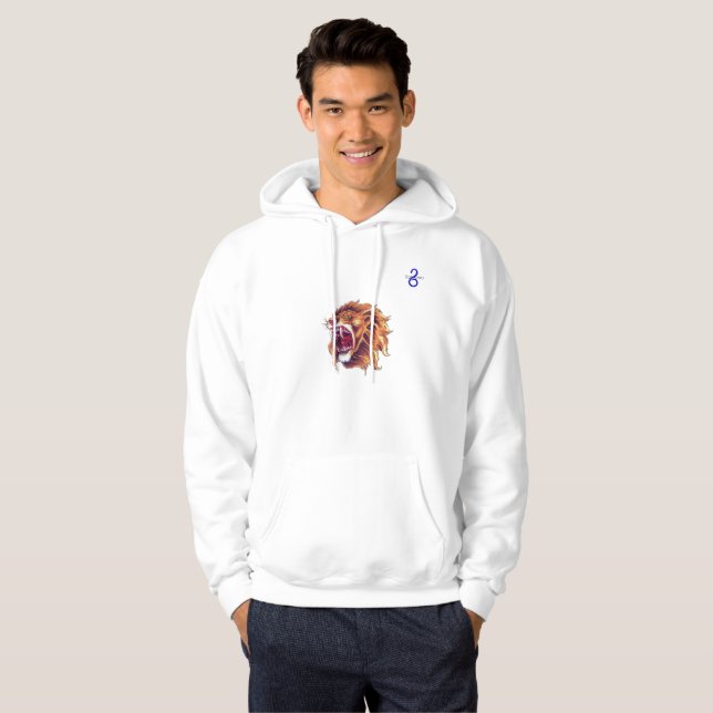 Grundlegende mit Kapuze Sweatshirtlende der Männer Hoodie (Vorne ganz)