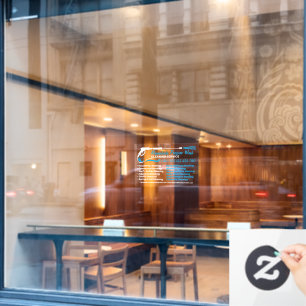 Grundlegende moderne Druckreinigung Power waschen Fensteraufkleber