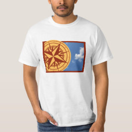 Grundlegende schablonierte T T-Shirt