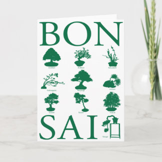 Grundlegende Stile von Bonsai Tree Karte