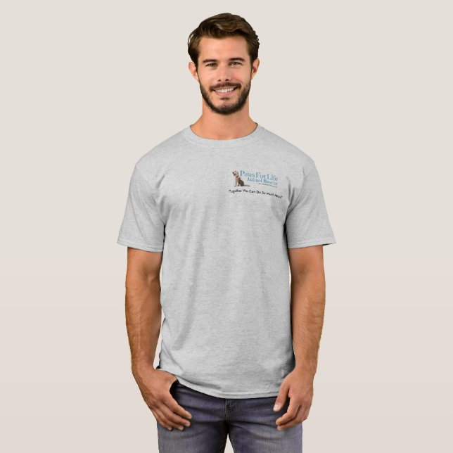 Grundlegende Tatzen für Leben-T - Shirt (Vorne ganz)