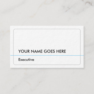 Grundlegende und minimale Executive Visitenkarte